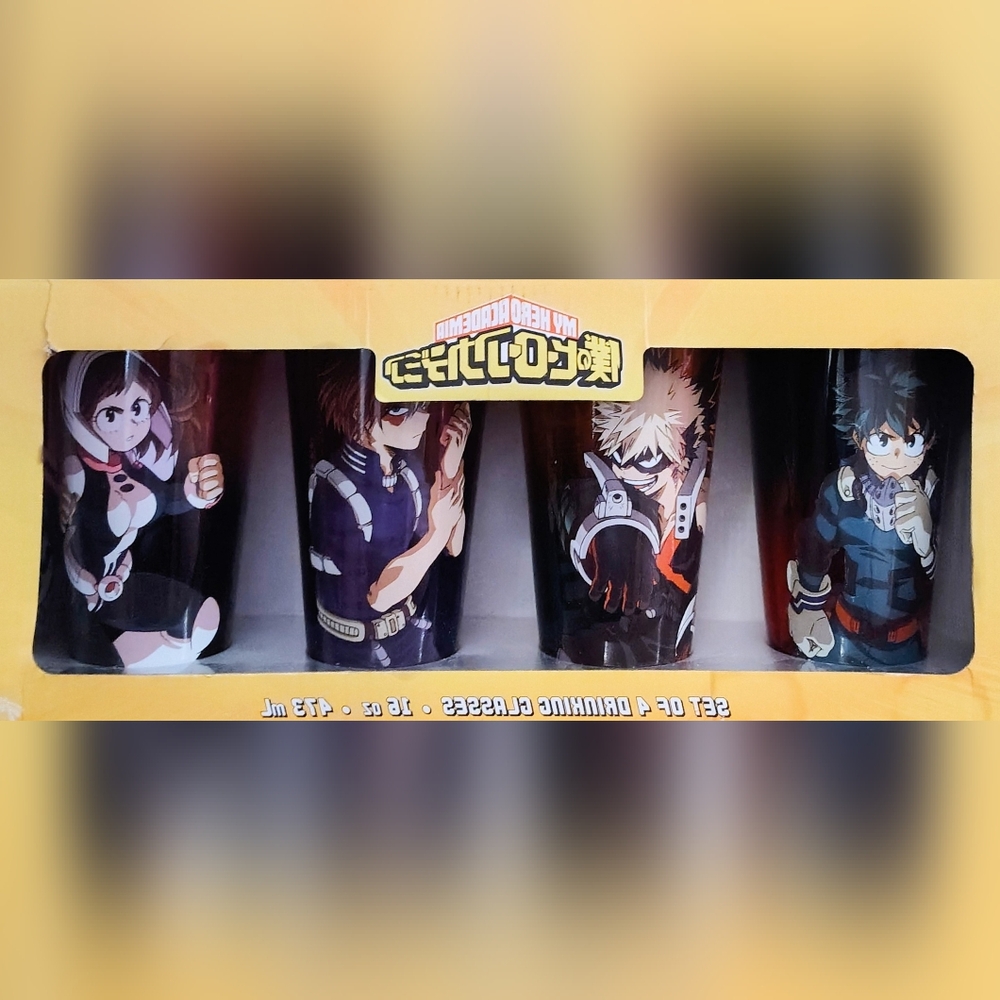 My Hero Academia Drinking Glass Set